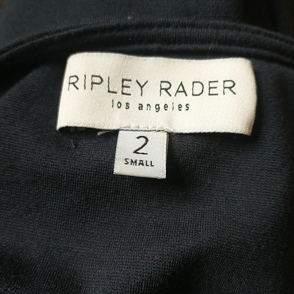 Ripley Rader T-shirt Top Womens 2 Navy Blue Short Sleeve Cotton Capsule*READ - Picture 4 of 9